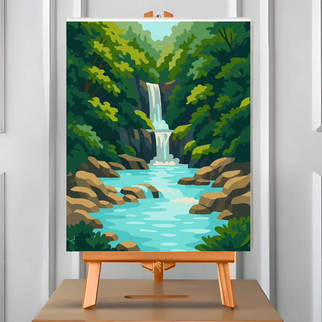 Pintura con Números - Parque Nacional 7 tazas