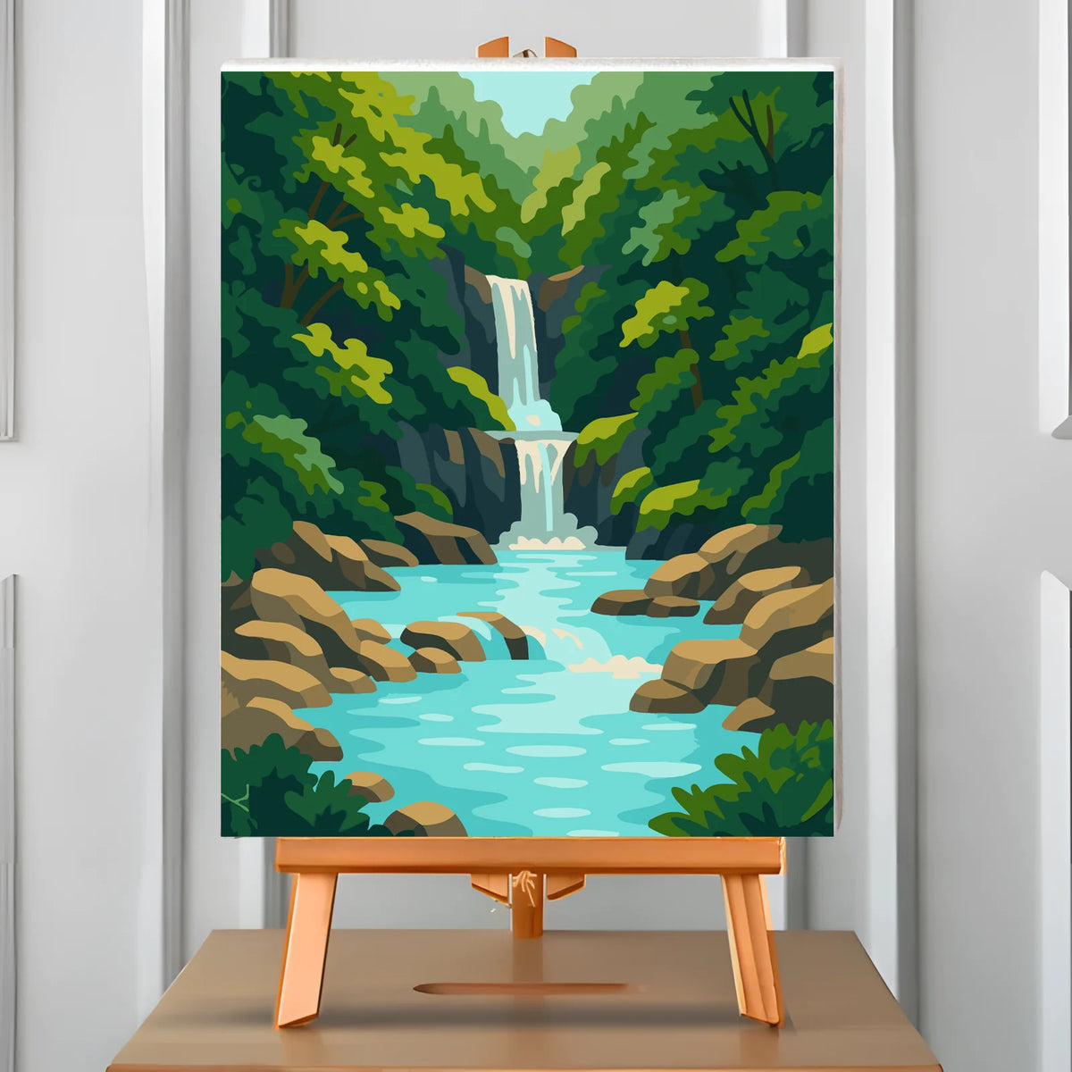Pintura con Números - Parque Nacional 7 tazas