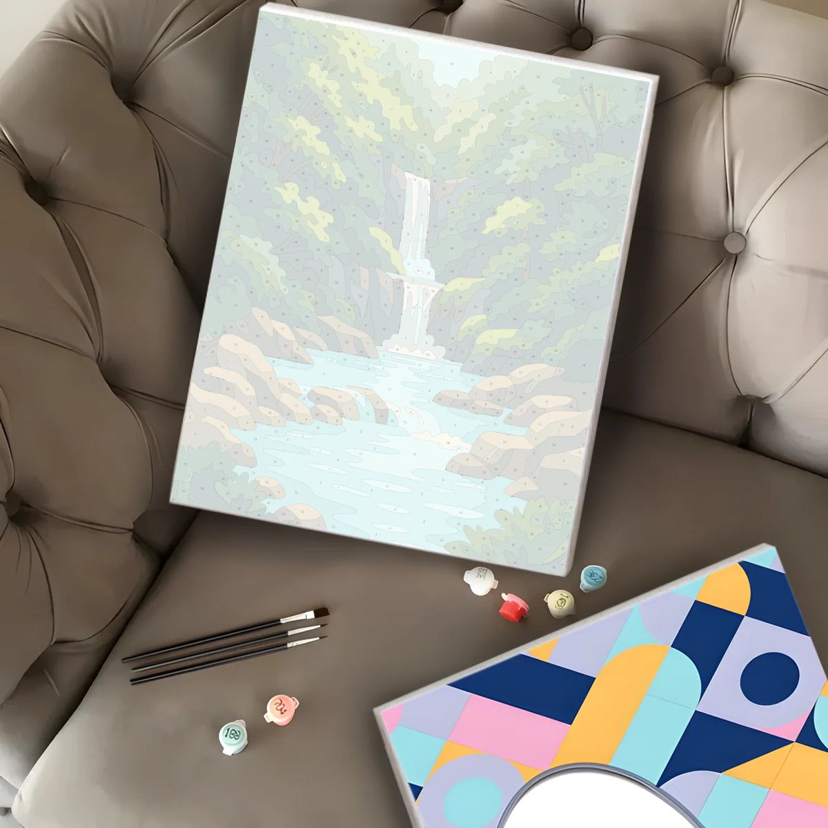Pintura con Números - Parque Nacional 7 tazas